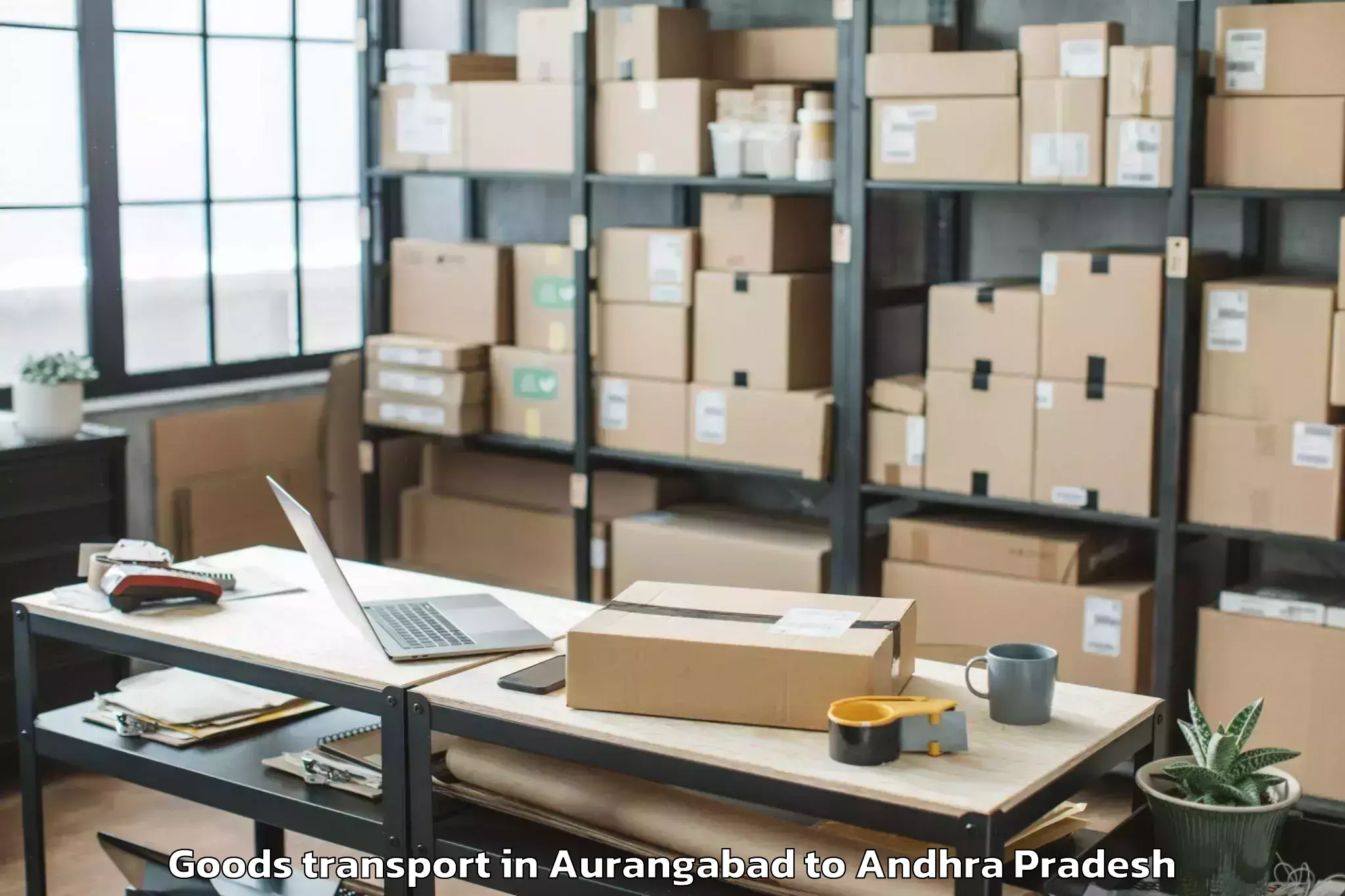 Leading Aurangabad to Jarugumalli Goods Transport Provider